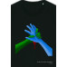 Sophie Goodman design "Luck" T-Shirt in Black