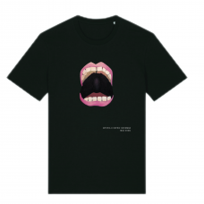 Sophie Goodman design "Mad Song" T-Shirt in Black