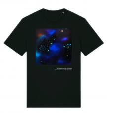 Sophie Goodman design "At The Mercy Of The Universe" T-Shirt in Black